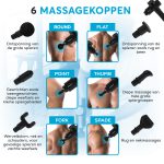 Basena - Massage Gun - Sport & Relax Massage - Zwart
