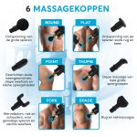 Basena - Massage Gun - Sport & Relax Massage - Zwart/Goud